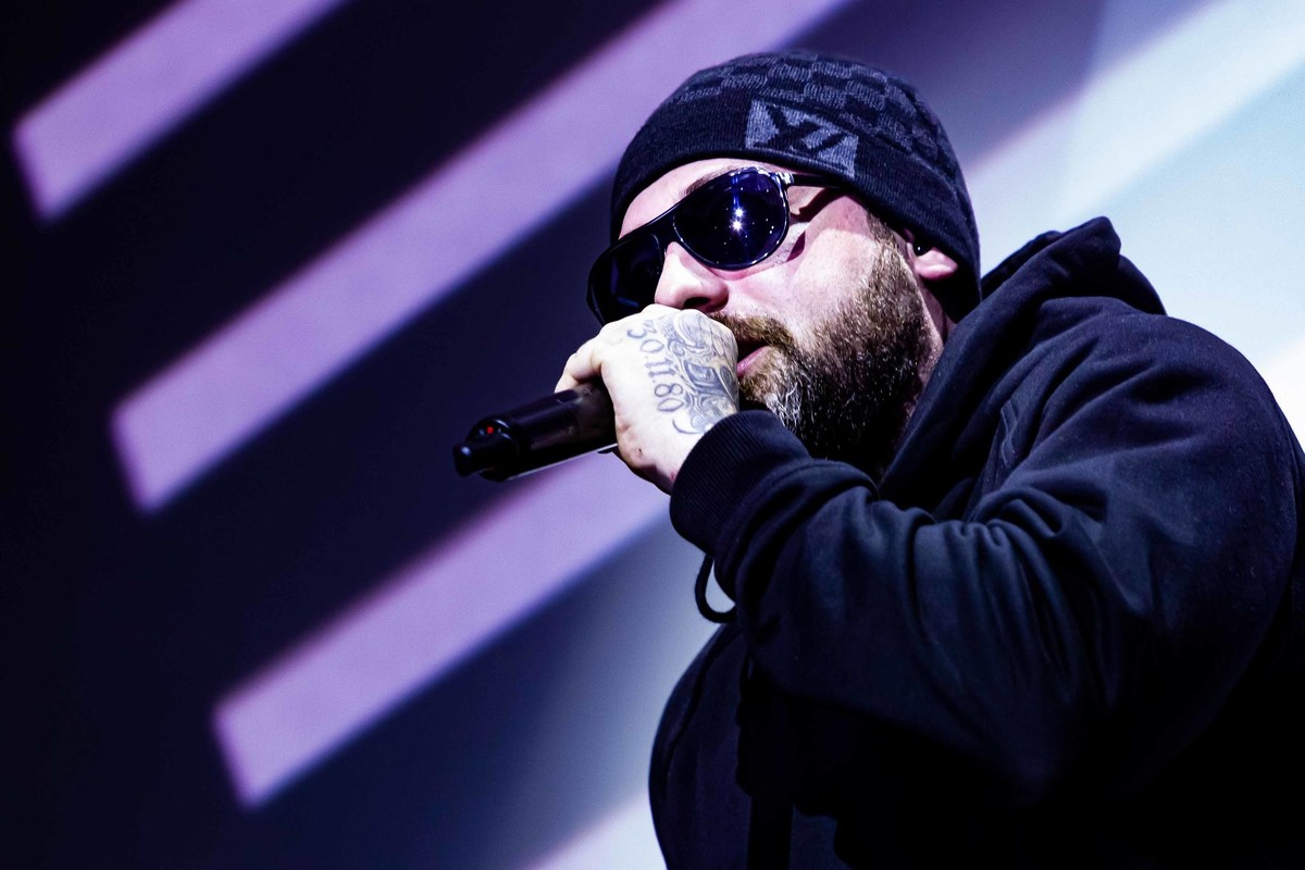 Sido, german rapper, producer and songwriter from Berlin,  performs live in Köln on March 15th, 2014