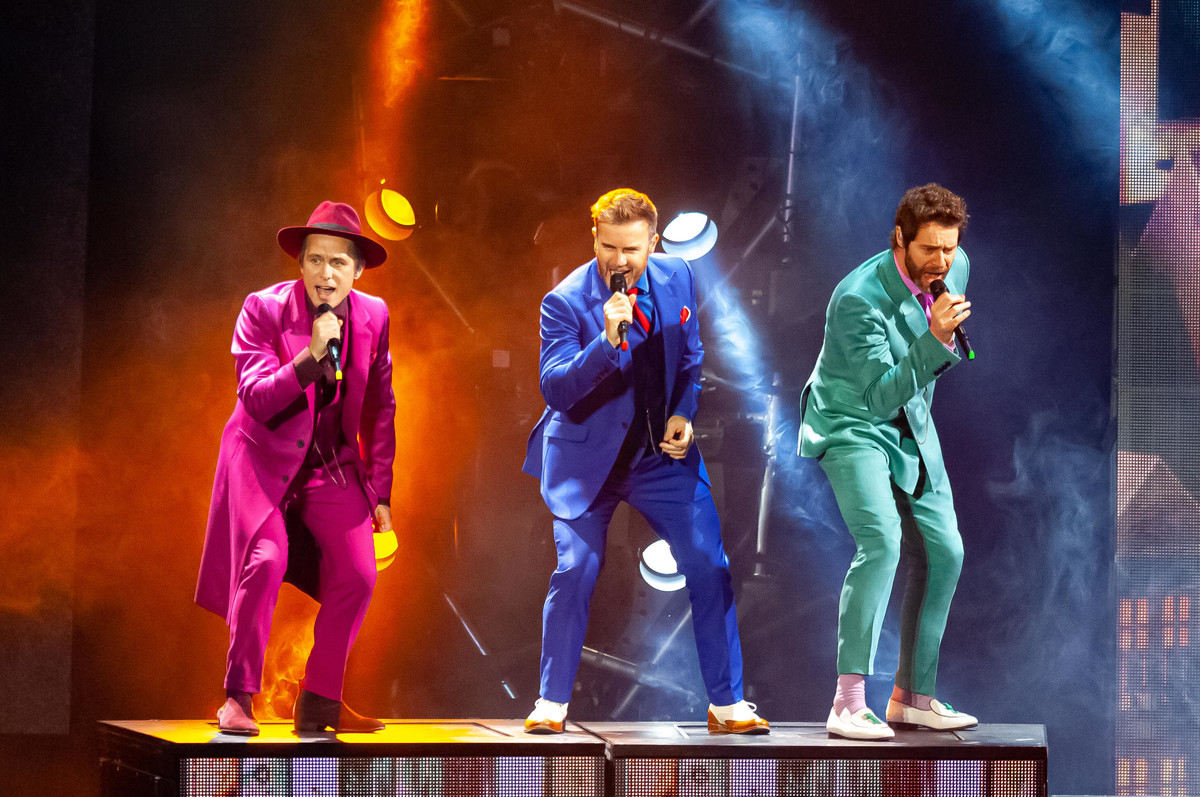 Take That performing live in Cologne on October 4th, 2015